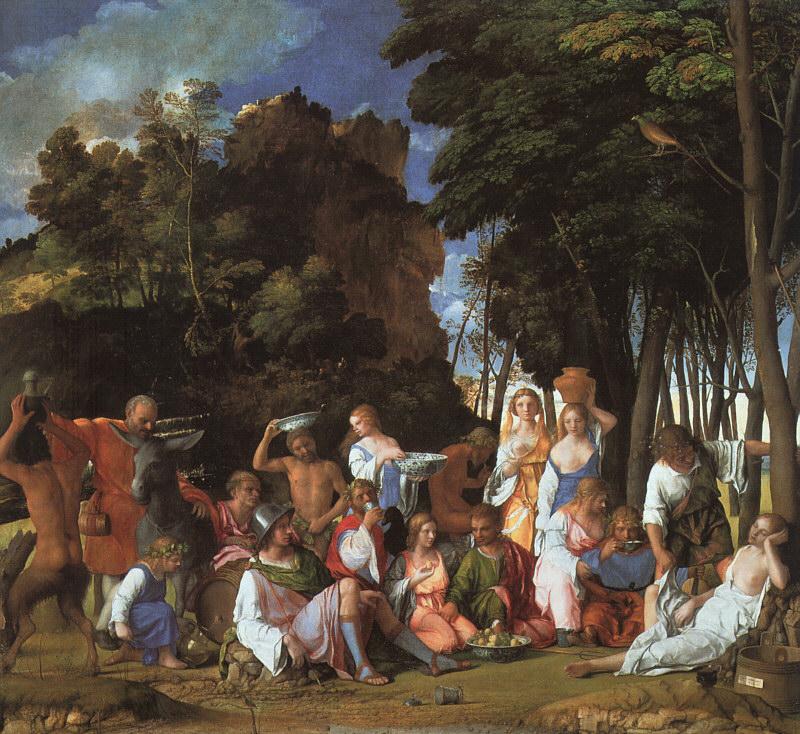 Giovanni Bellini Feast of the Gods Sweden oil painting art